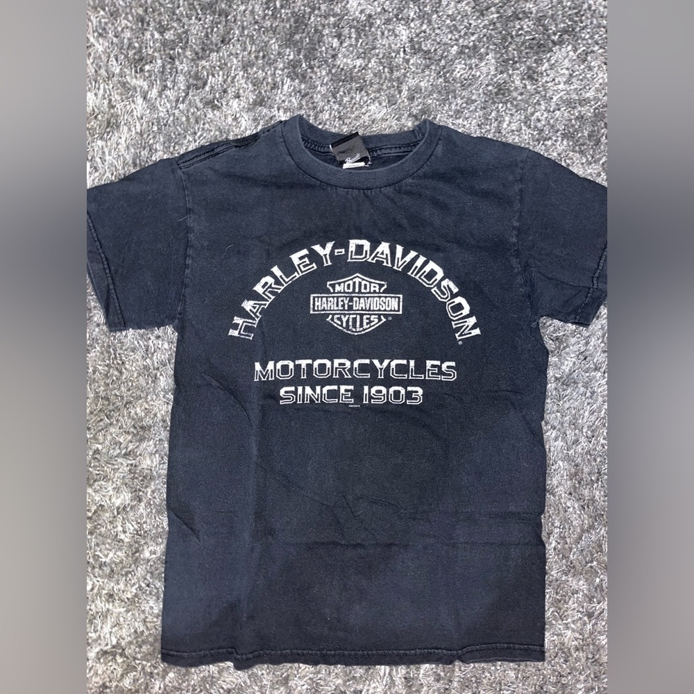 black harley davidson tee